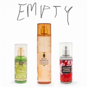 EMPTY B&BW Fragrance Trio - Hello Happiness, Tiana & Japanese Cherry Blossom